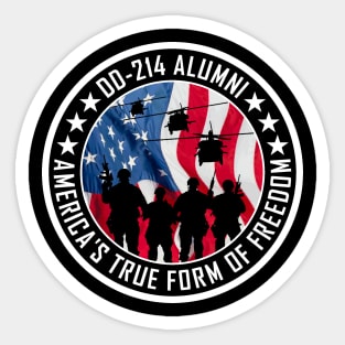 DD 214 Alumni Sticker